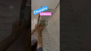 Chuveiro de alto padrão #eletricista #electrcal #eletrica #shorts #casa #home #arquitetura
