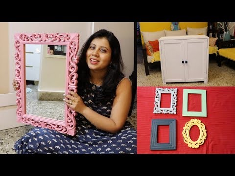DIY Easy Home Decor Ideas | Mirror & Photo Frame DIY | Maitreyee Passion - Indian Daily Vlogger