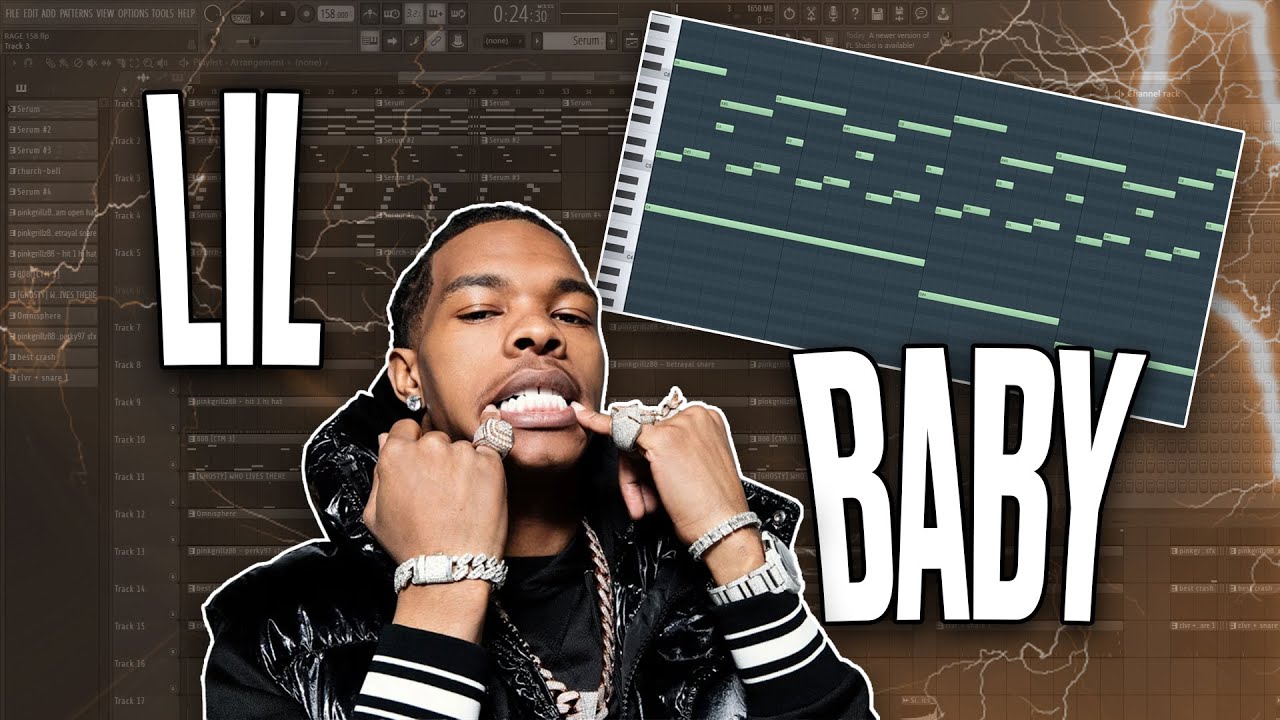 HOW TO MAKE HARD 4PF BEATS FOR LIL BABY! (FL STUDIO TUTORIAL) - YouTube