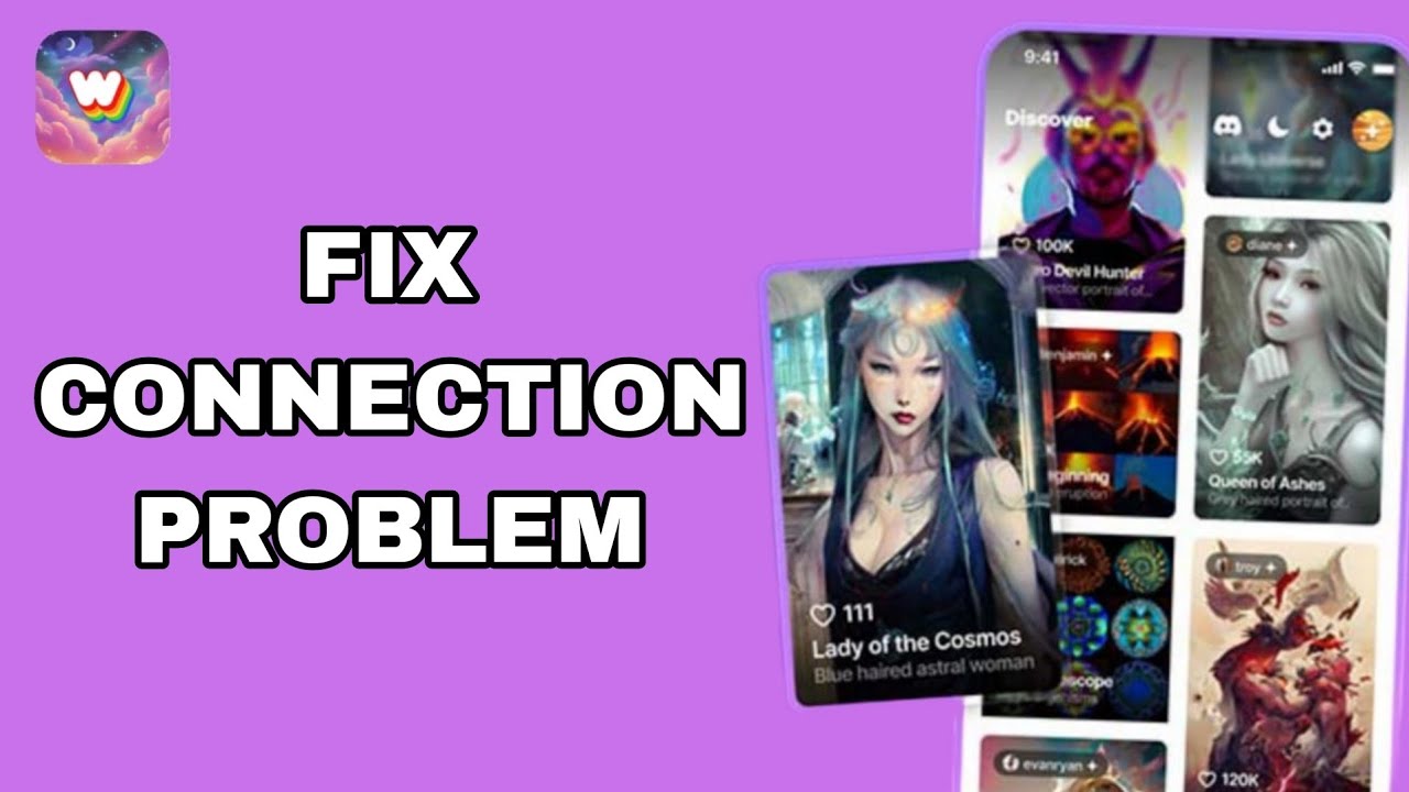 How To Fix And Solve Connection Problem On Wombo Dream App | Easy Fix ...