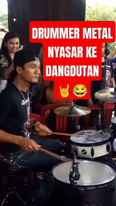 Tak ada METAL, DANGDUT pun jadi 🤘😎 #shorts #metal #dangdut #drummer #trending #viral #musik #fyp