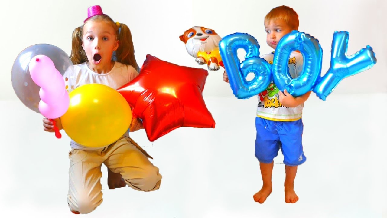 vladivostok Niki playing with Balloons