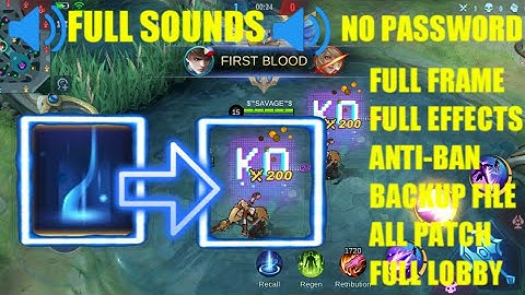 K.O ELIMINATION EFFECT SCRIPT FULL SOUNDS WITH BACKUP FILE NO PASSWORD