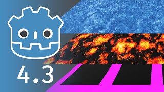 Simple 3D Moving Texture Shader / Godot Engine 4 screenshot 4