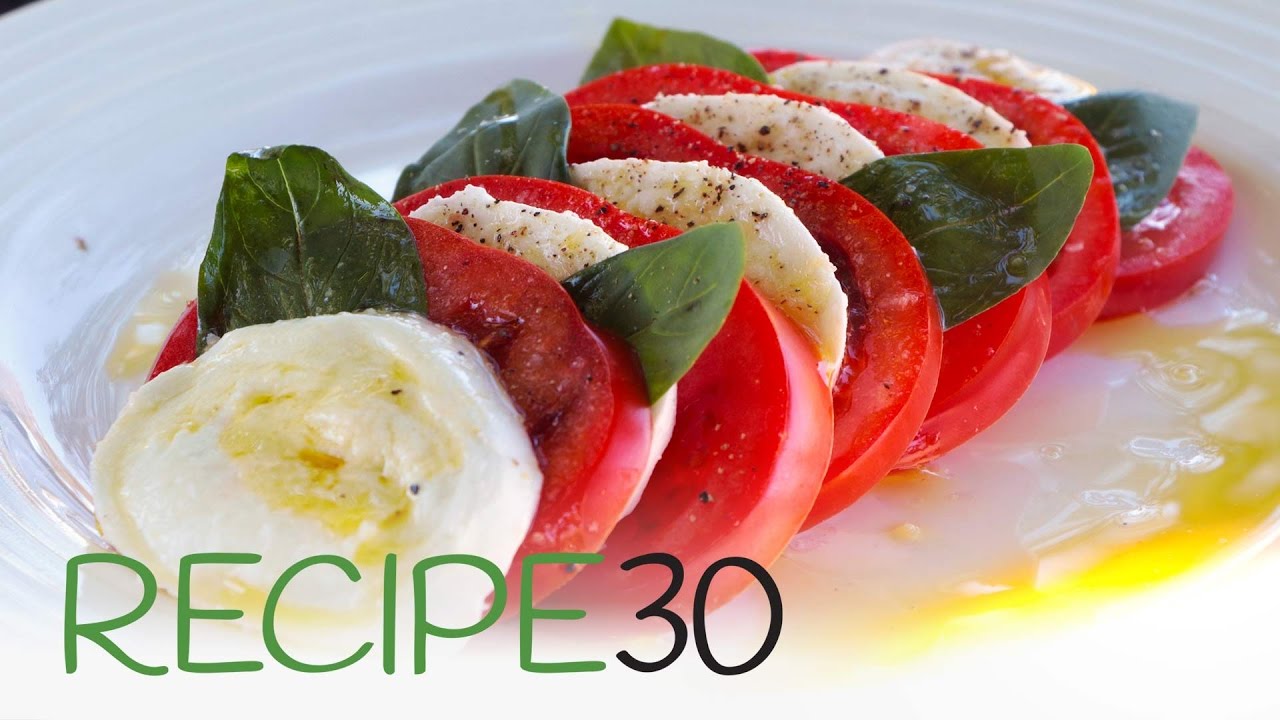 How to make an Italian Caprese Salad two ways | Recipe30