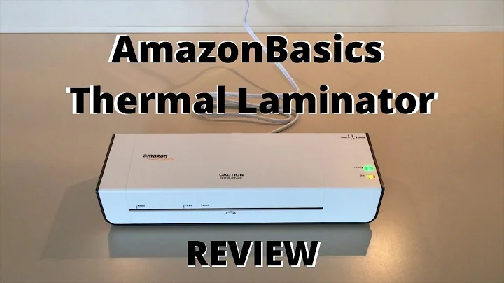AmazonBasics Thermal Laminator - A Review & Demo