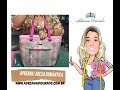 Como fazer bolsa bag romântica -  How to make an EASY Bag by Adriana Dourado