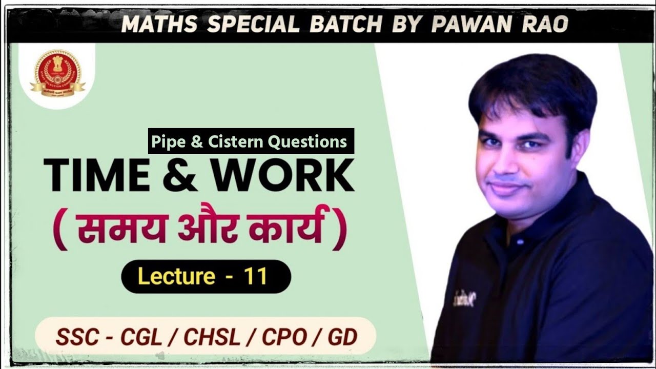 Pawan Rao lecture 11 | time and work by Pawan rao - YouTube