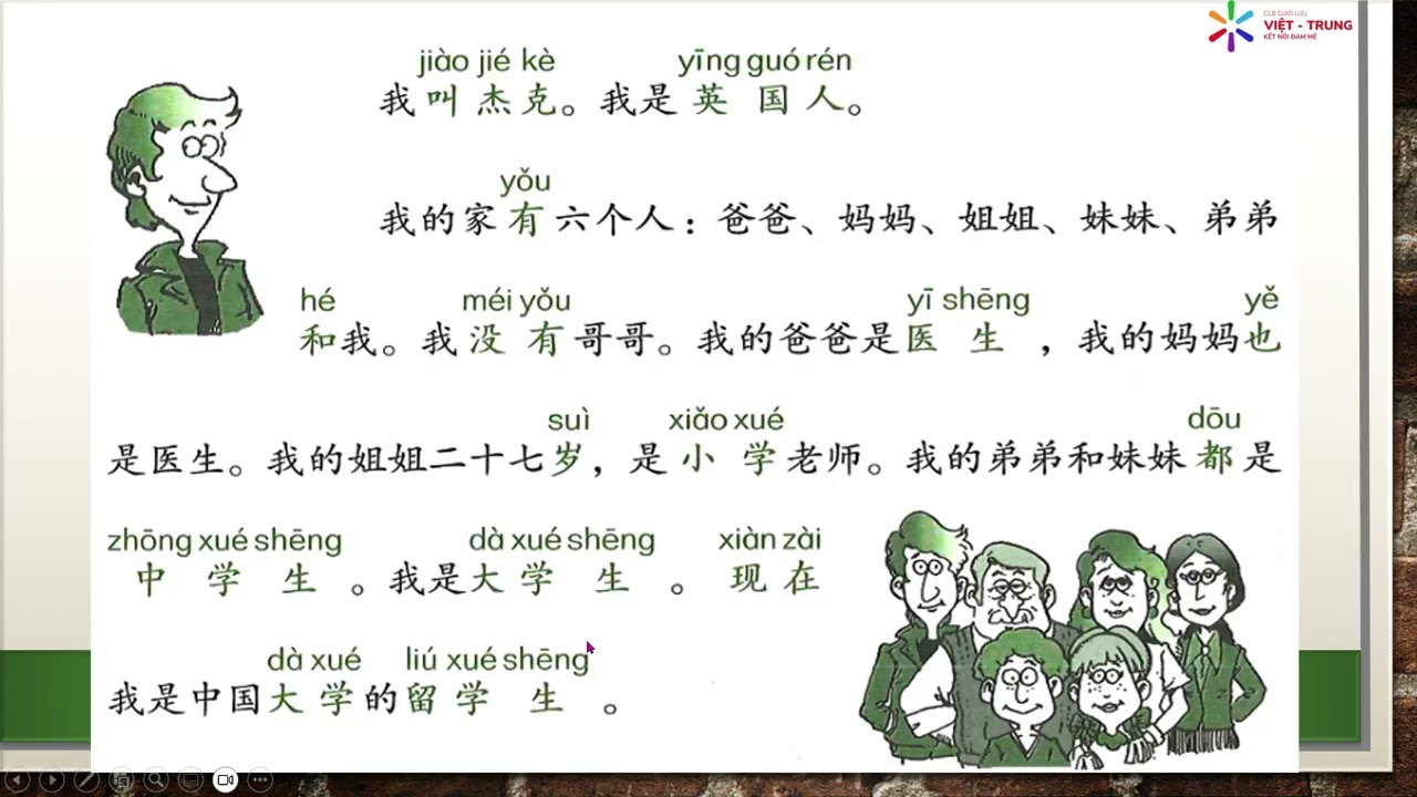 bài 6-Tiếng Trung Tề Mặc- CLB Giao lưu Việt- Trung Giáo trình sư phạm Hoa Đông TQ