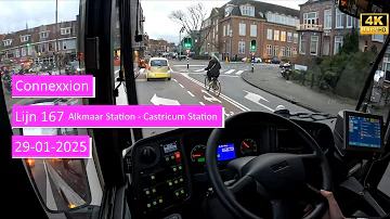 Connexxion lijn 167 Alkmaar Station - Castricum Station | Dutch bus driver POV 4K