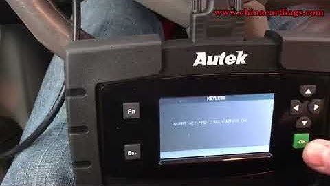 How to use Autek Ikey820 for Infiniti G37 2011 program key without pin
