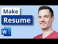 Creating a Resume in Microsoft Word with AI Assistance