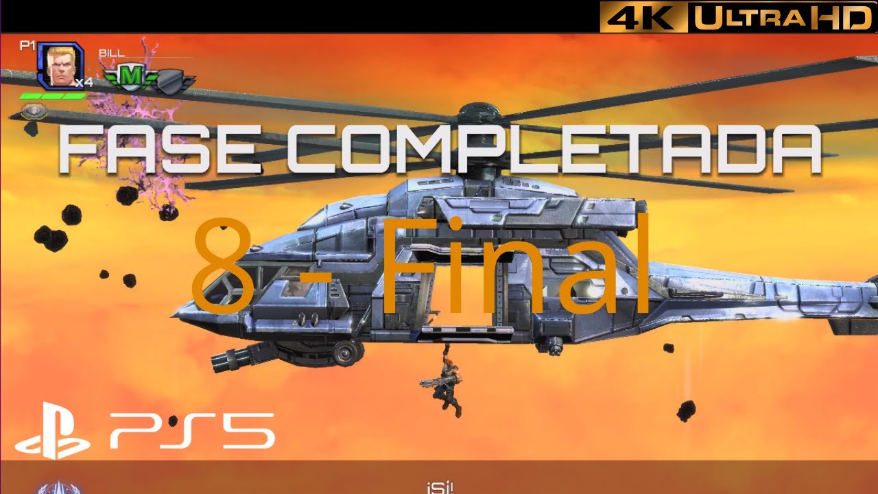 (PS5) CONTRA: OPERACIÓN GALUGA (Parte 8 FINAL) - Modo Historia - 4K 60FPS - Español