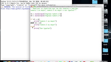 Ejercicio 2 : Estructura condicional doble en python