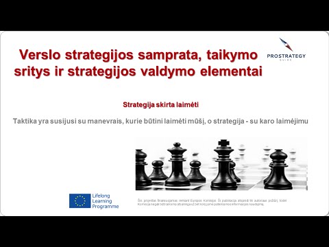 Video: Skirtumas Tarp Verslo Strategijos Ir Verslo Strategijos