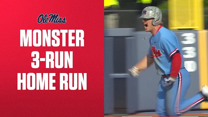 Ole Miss Baseball: Thomas Dillard hits MONSTER 3 r...