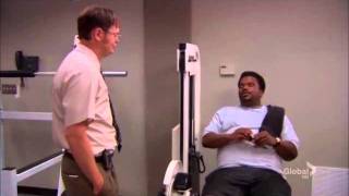 US Office - Darryl Dwight Gym Workout "Lejon Brames"