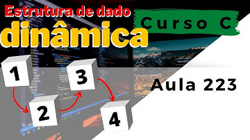 Curso de Programação C | Estruturas de dados dinâmicas - Pilhas, Filas, Listas, Árvores | aula 223