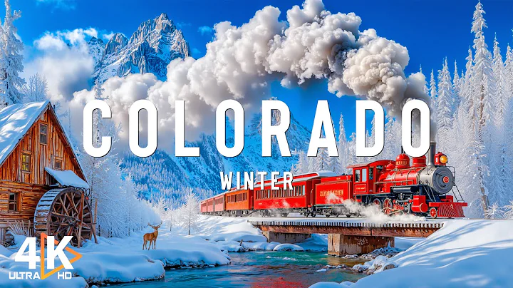 Winter in Colorado, USA 4K UHD ❄️ Frozen Lakes, Snowy Forests & Scenic Mountain Views - VIDEO 4K UHD