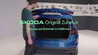 Škoda Original Zubehör – So geht Ordnung im Kofferraum 