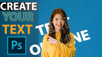 How To Make | An Outline Text | In Adobe | Photoshop 2023 |