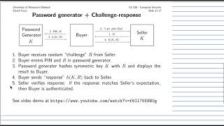 [Computer Security] Access control through tokens [3/4]: Authentication protocols for smart tokens