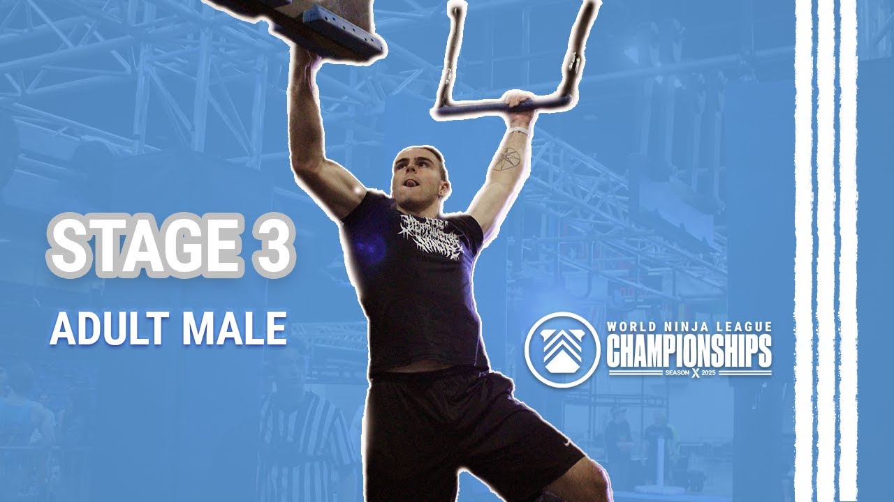 ADULT MALE | STAGE 3 | SEASON X | 2025 World Ninja League