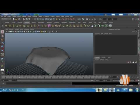 Autodesk Maya Tutorial - Maya nCloth Basic Part 1