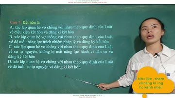 GDCD 9 : tn bài 12; Quyền và nghĩa vụ của công dân trong hôn nhân