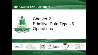 Chapter 2 Primitive Data Types & Operations