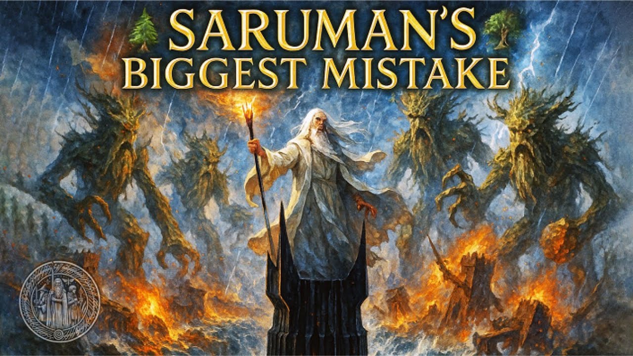 Why Was Saruman So Easily Defeated By Ents if He Could Simply Burn Them With Magic?– LOTR Lore