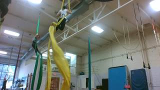 Split drop to ankles Aerial Silks