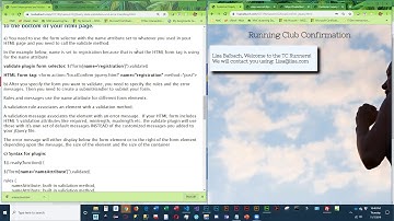 how to use the jQuery validate plugin for form validation