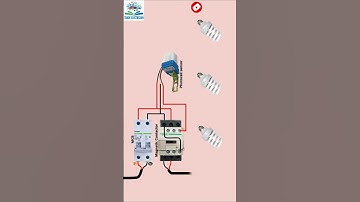 Photocell Sensor Connection With Contactor || Trade Electrician || Shorts