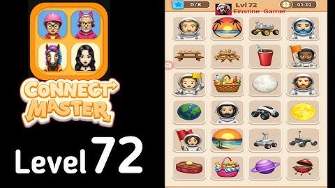 Connect Master Match Puzzle level 72 Guide Walkthrough Solution