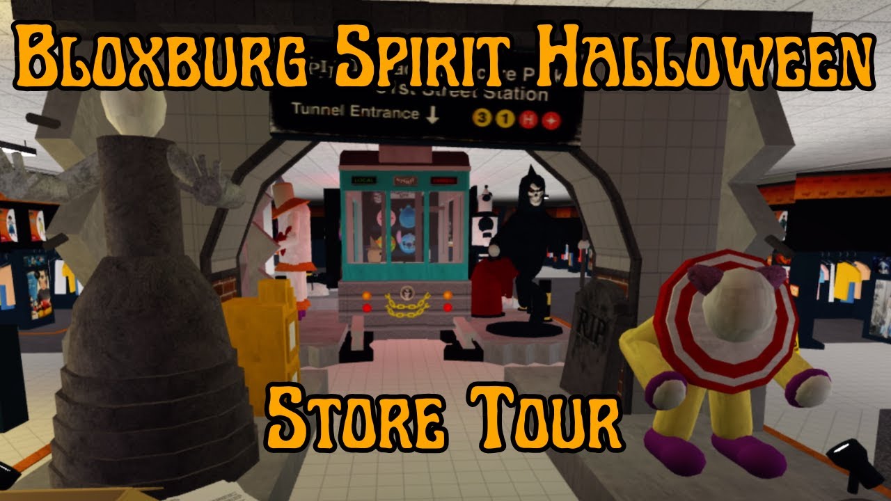 Spirit Halloween 2025 Roblox Bloxburg Store Tour