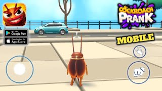 Cockroach Prank: City Chaos - Mobile Gameplay Walkthrough (Android,IOS)