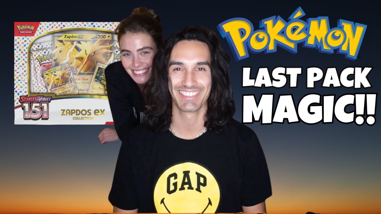POKEMON 151 LAST PACK MAGIC!! Zapdos EX Opening! - YouTube