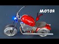 Making an Amazing Mini Motorcycle  with DC Motor and Soda Cans