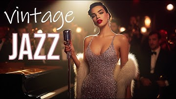1940s Retro Jazz Vibes – Timeless Female Vocals Playlist (Lyric Video)