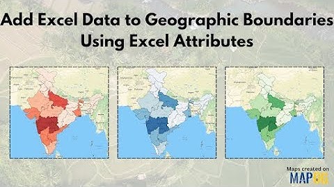 How to Map Excel Data to Geographic Boundaries for Smarter Insights #mapog #exceldatamapping #gis