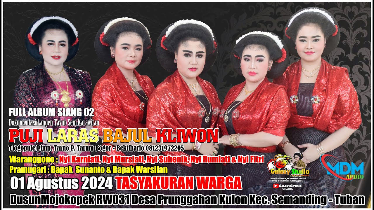 Nyi Karniati, Nyi Mursiati, Nyi Henik, Nyi Rumiati & Nyi fitri Tasyakuran Warga Mojokopek Siang 02