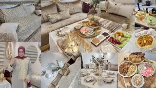 VLOG Aïd - أجواء العيد في البيوت المغربية 🌟 قفطان العيد 🌟 طاولة شاي مميزة🌟 كيكة سهلة وسريعة 🌟 كسكس