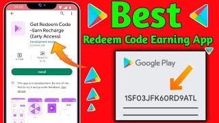 Get Redeem Code Earn Recharge App | Google Play Gift Card Earning App | Free Redeem Code screenshot 2