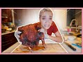 First Time Frying a Turkey! | Mom Vlog