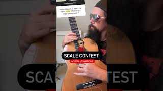 Which Guitar Scale WINS? Aeolian vs Harmonic Minor