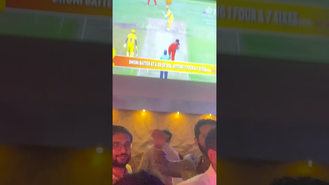 I watch the match in club malad 