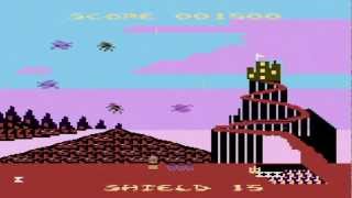 SATAN´S HOLLOW (atari 800 XL) gameplay varias dificultades