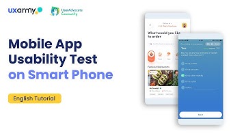 Mobile App Usability Test | English