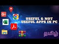 USEFUL &amp; NOT USEFUL APPS IN PC TAMIL